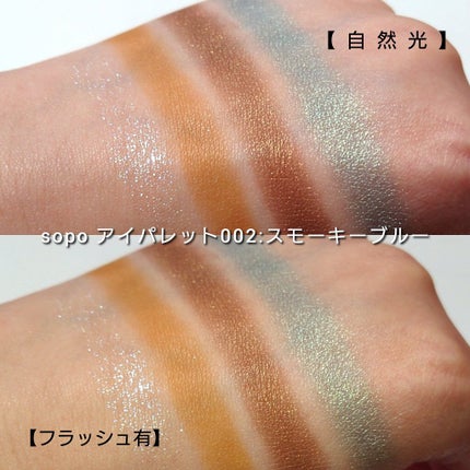 アイパレット/sopo/アイシャドウパレットを使ったクチコミ(6枚目)