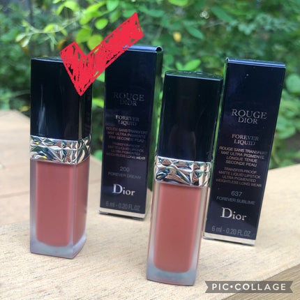 ルージュ ディオール フォーエヴァー リキッド/Dior/口紅を使ったクチコミ(1枚目)