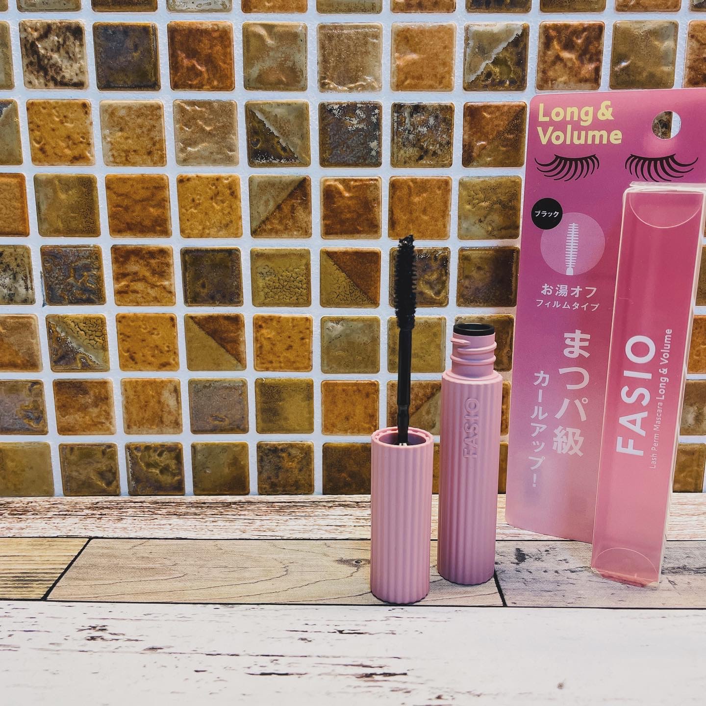 パーマネントカール マスカラ F（ボリューム） 01 ブラック/FASIO/マスカラを使ったクチコミ（1枚目）
