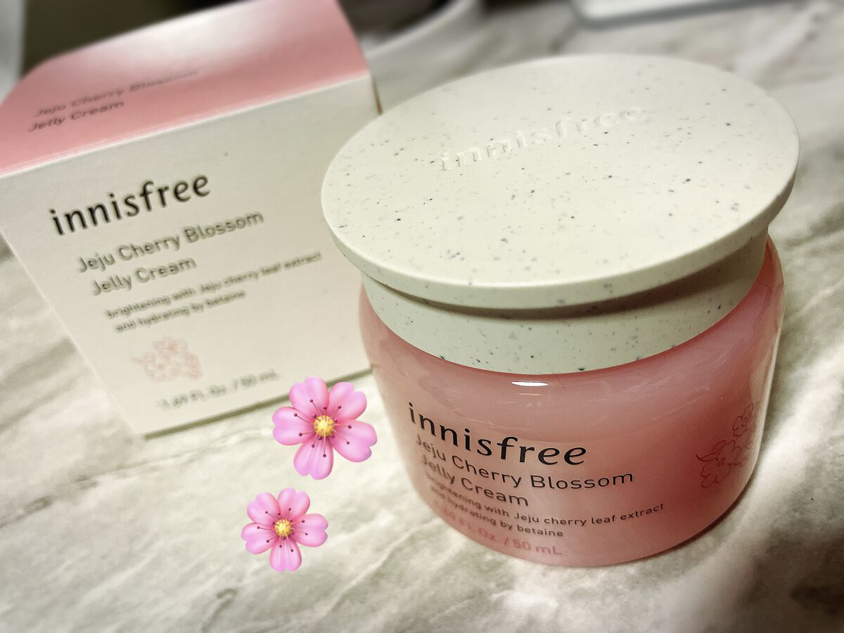 チェリーブロッサム ジェリークリーム N/innisfree/フェイスクリームを使ったクチコミ（1枚目）