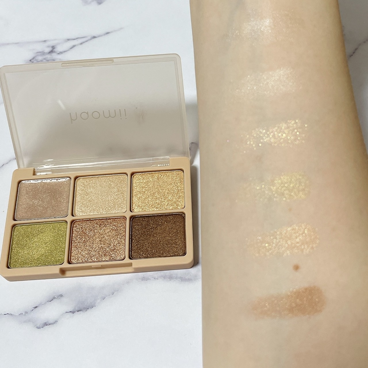 カクテルルーチェアイパレット/haomii/マルチパレットを使ったクチコミ（3枚目）