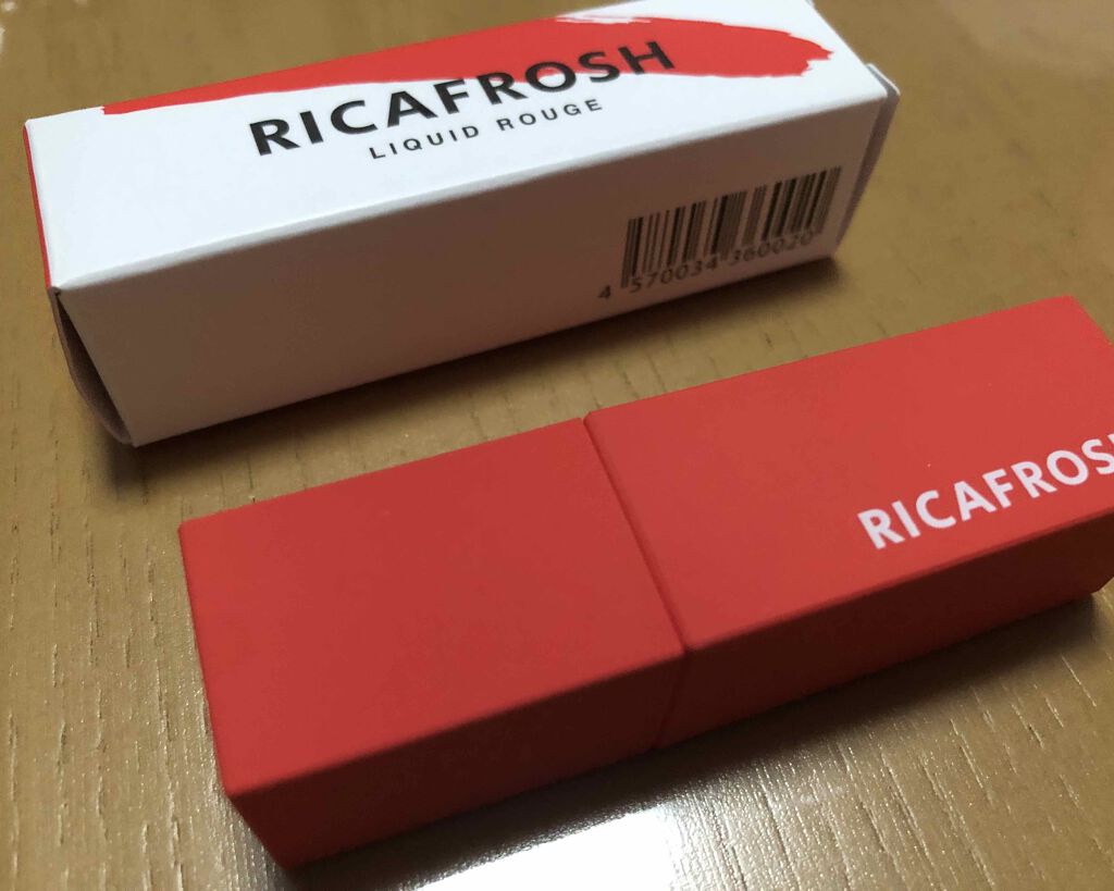 ジューシーリブティント 02 バラタレッド/RICAFROSH/リップティントを使ったクチコミ（1枚目）