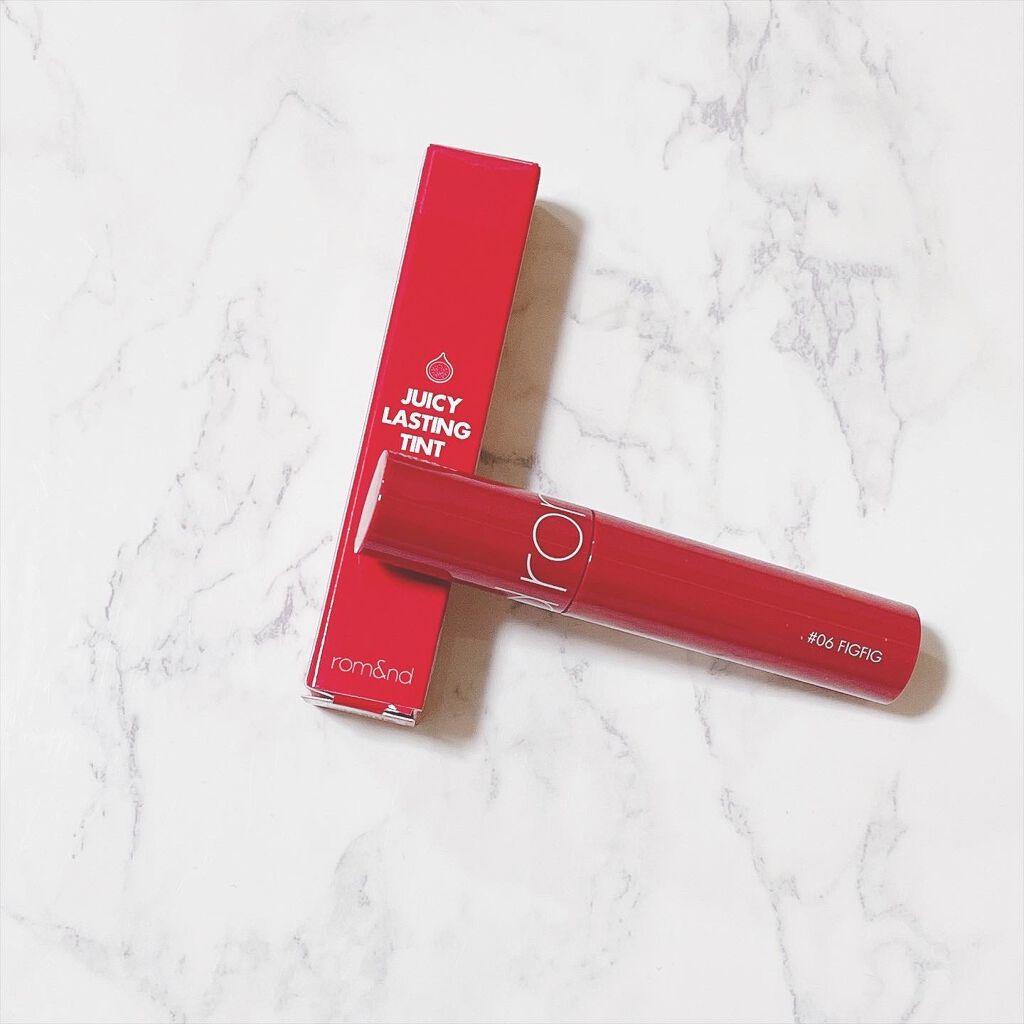 ジューシーラスティングティント/rom&nd/リップティントを使ったクチコミ（1枚目）