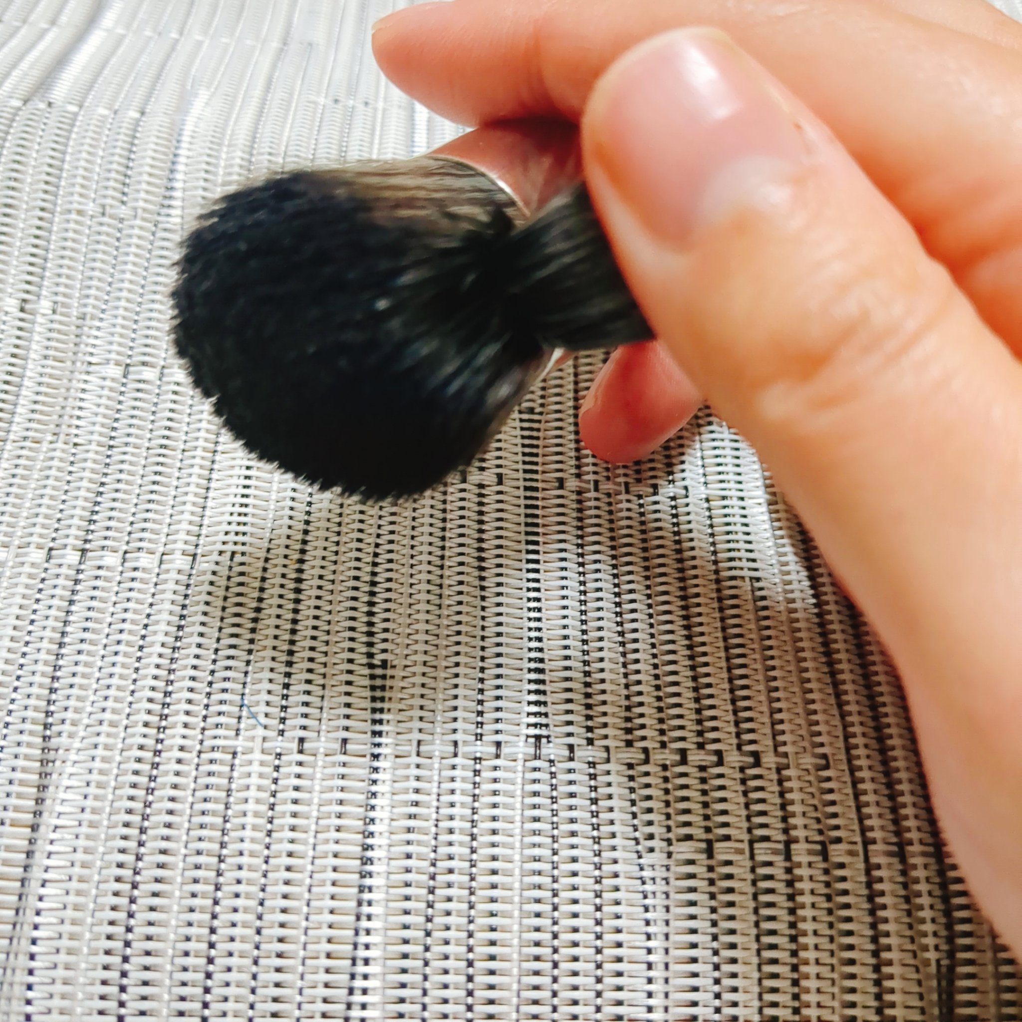 ファンデーションブラシ 限定カラー/ESPRIQUE/メイクブラシを使ったクチコミ（2枚目）