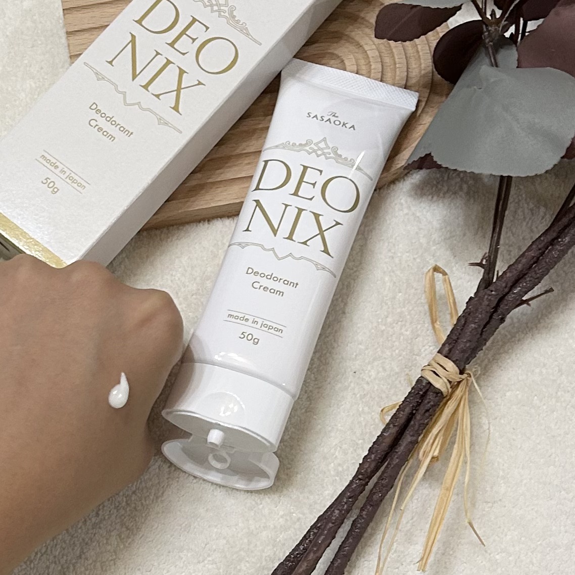 笹岡デオニクス 薬用デオドラントクリーム/笹岡薬品/デオドラント・制汗剤を使ったクチコミ（2枚目）