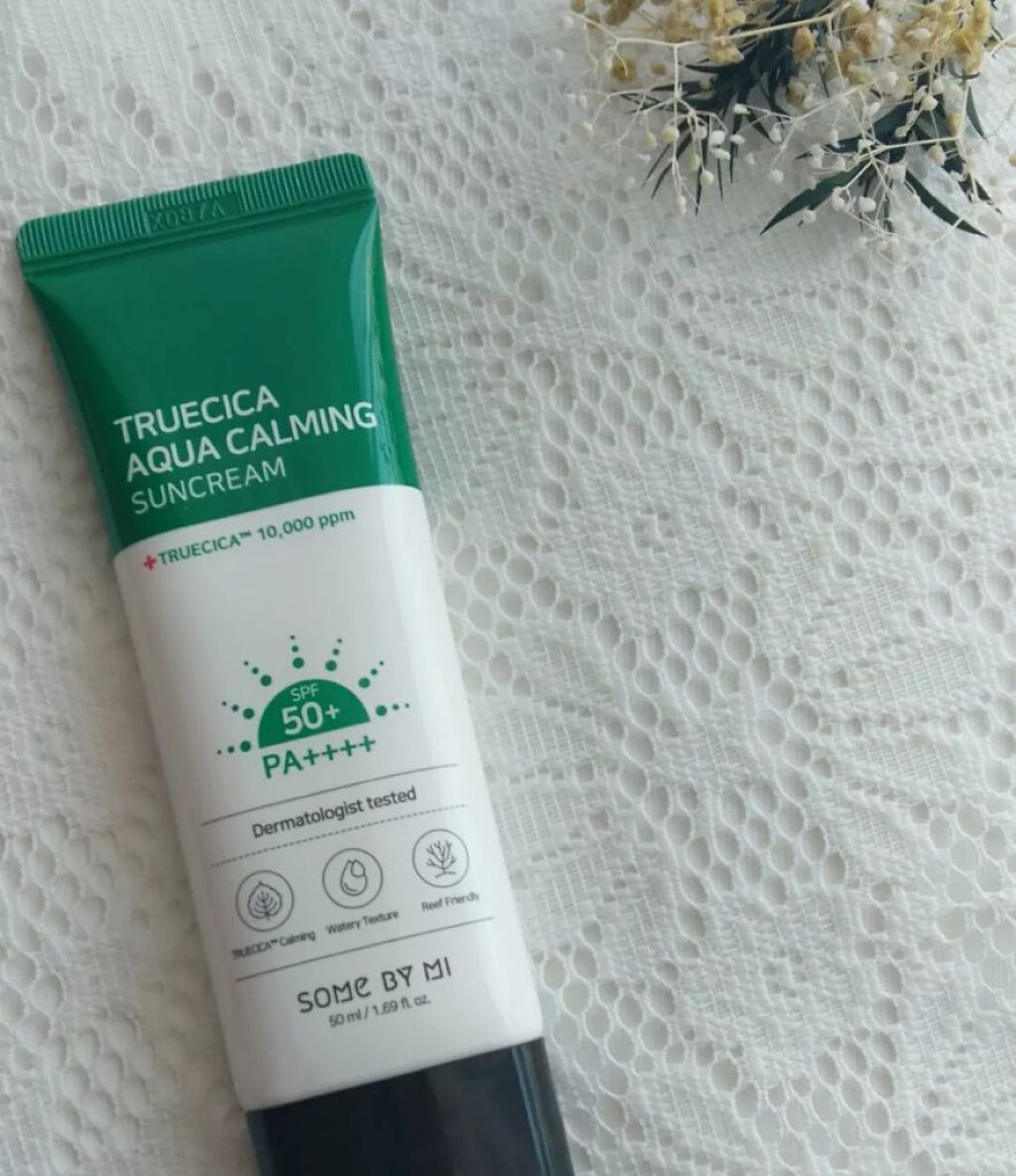 TRUECICA アクアカーミング日焼け止め/SOME BY MI/日焼け止めクリームを使ったクチコミ(2枚目)