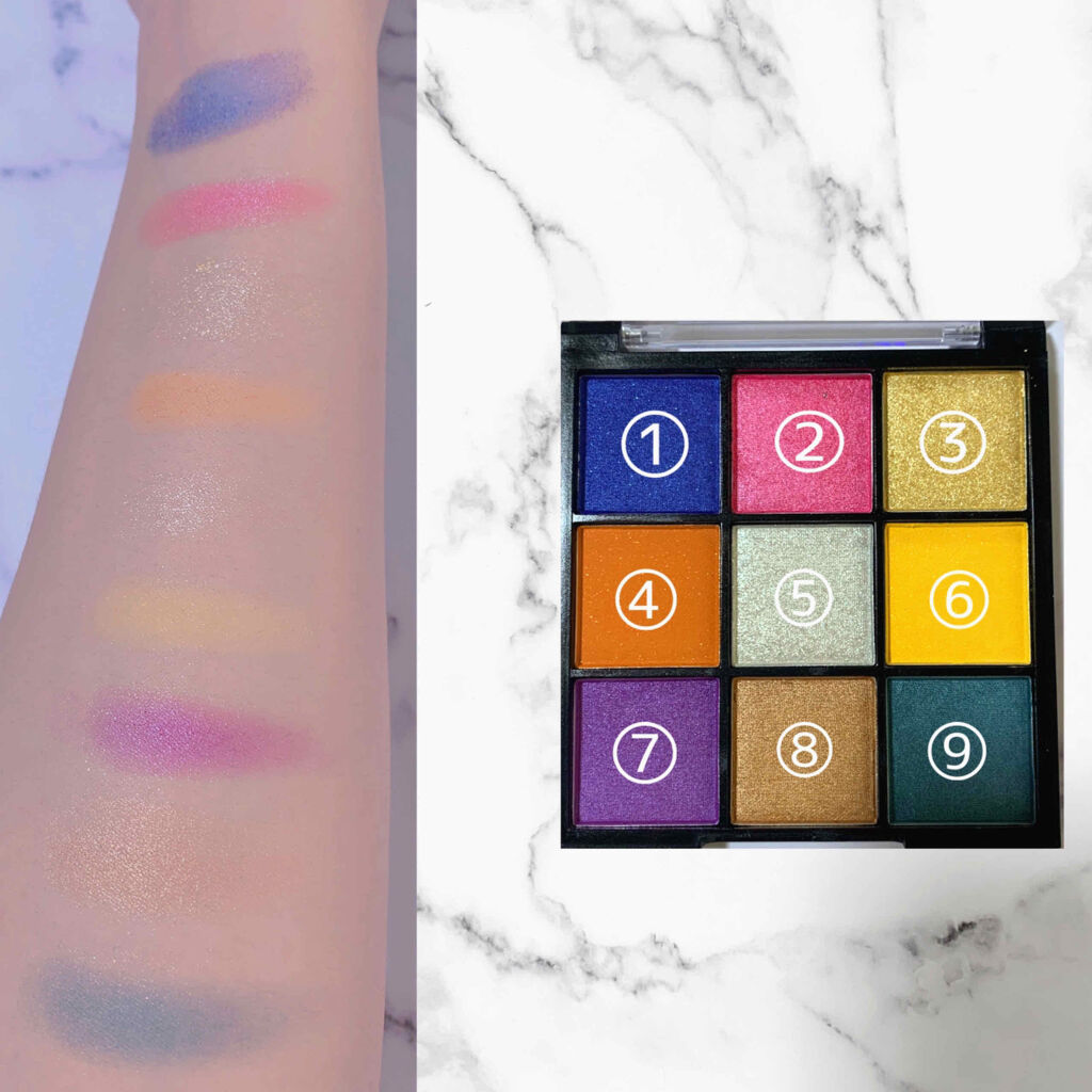 UR GLAM　BLOOMING EYE COLOR PALETTE/U R GLAM/アイシャドウパレットを使ったクチコミ（2枚目）