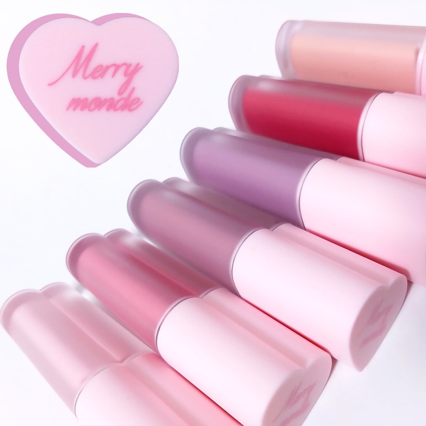 ミルクハートティントリップアンドチーク/Merrymonde/リップティントを使ったクチコミ（1枚目）