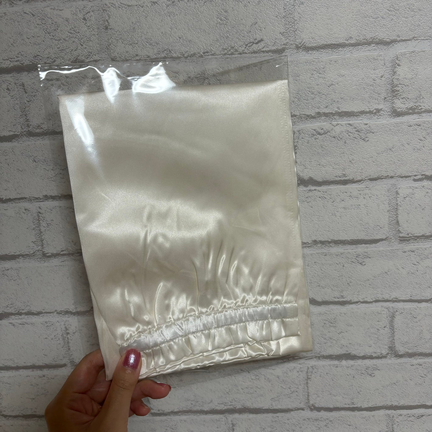 シルク ナイトキャップ(ゴム紐)/COCOSILK/ヘアケアグッズを使ったクチコミ(6枚目)