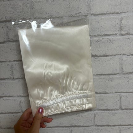 シルク ナイトキャップ(ゴム紐)/COCOSILK/ヘアケアグッズを使ったクチコミ(6枚目)