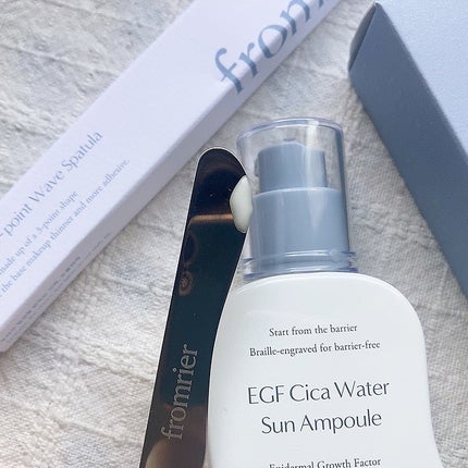 EGFシカウォーターサンアンプル/fromrier/日焼け止めローションを使ったクチコミ(3枚目)