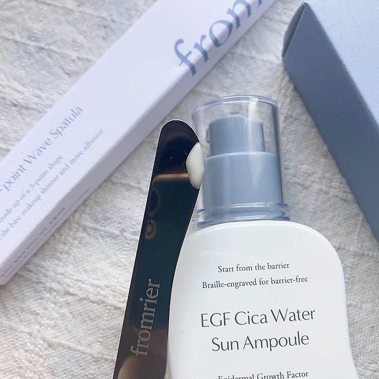 EGFシカウォーターサンアンプル/fromrier/日焼け止めローションを使ったクチコミ（3枚目）