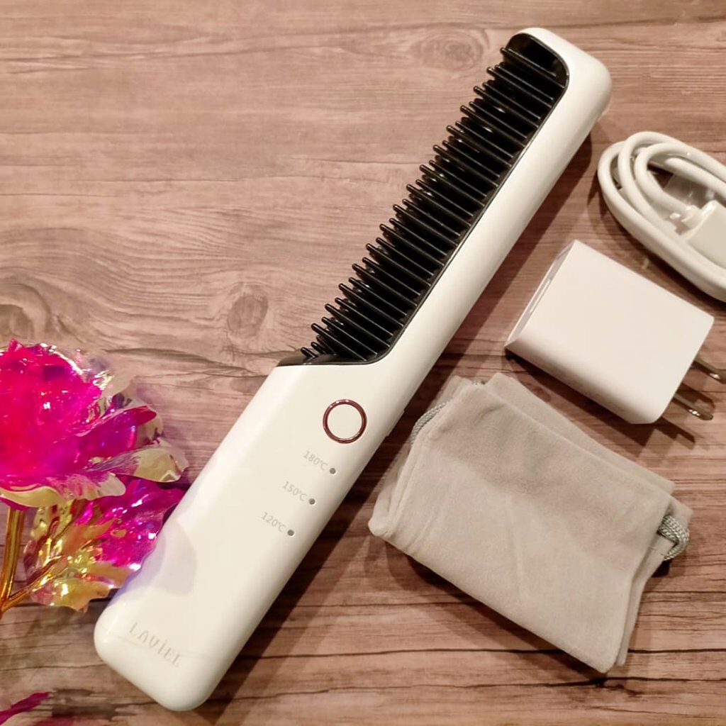 Cordless ブラシアイロン/LAVIEL/ヒートブラシを使ったクチコミ（1枚目）