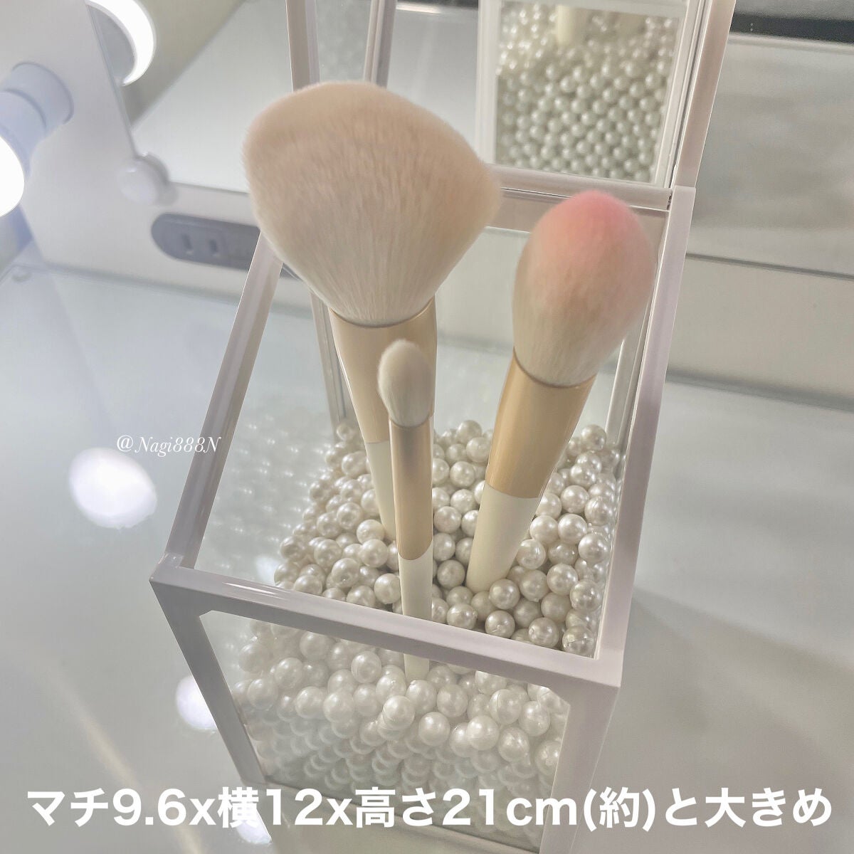 Nagi フォロバ100☺︎ on LIPS 「Amazonで購入した1899円のメイクブラシケース今日届いて..」(2枚目)