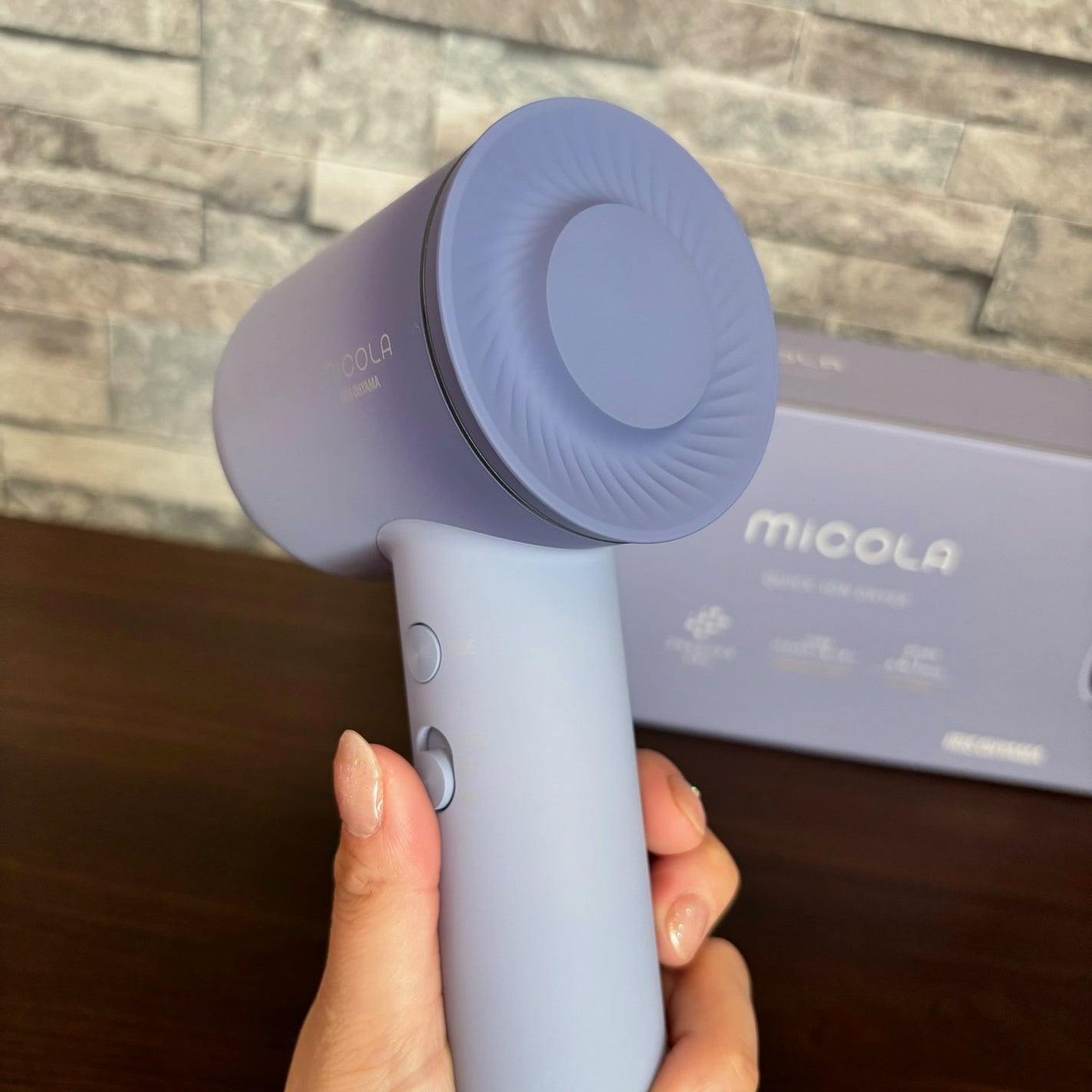 クイックイオンドライヤー HDR-M301/MiCOLA/ドライヤーを使ったクチコミ(4枚目)