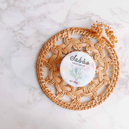 バランシング アクアクリーム/SABAO/フェイスクリームを使ったクチコミ(4枚目)