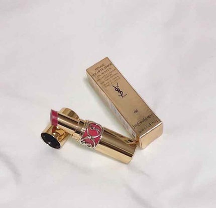 ルージュ ヴォリュプテ シャイン/YVES SAINT LAURENT BEAUTE/口紅を使ったクチコミ(1枚目)