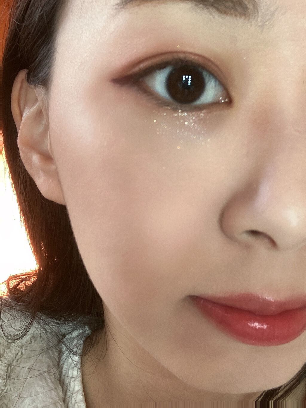 ルージュ ヴォリュプテ シャイン/YVES SAINT LAURENT BEAUTE/口紅を使ったクチコミ（3枚目）