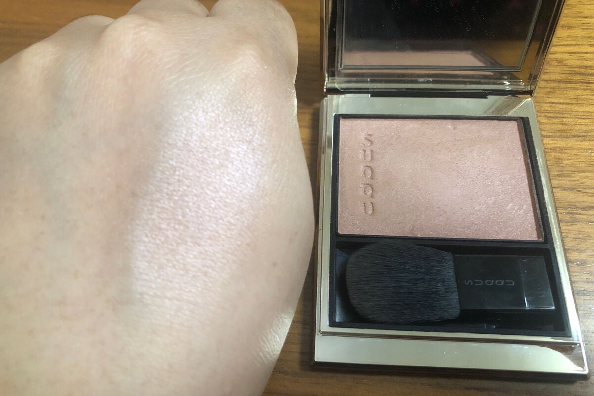 メルティング パウダー ブラッシュ/SUQQU/パウダーチークを使ったクチコミ(6枚目)