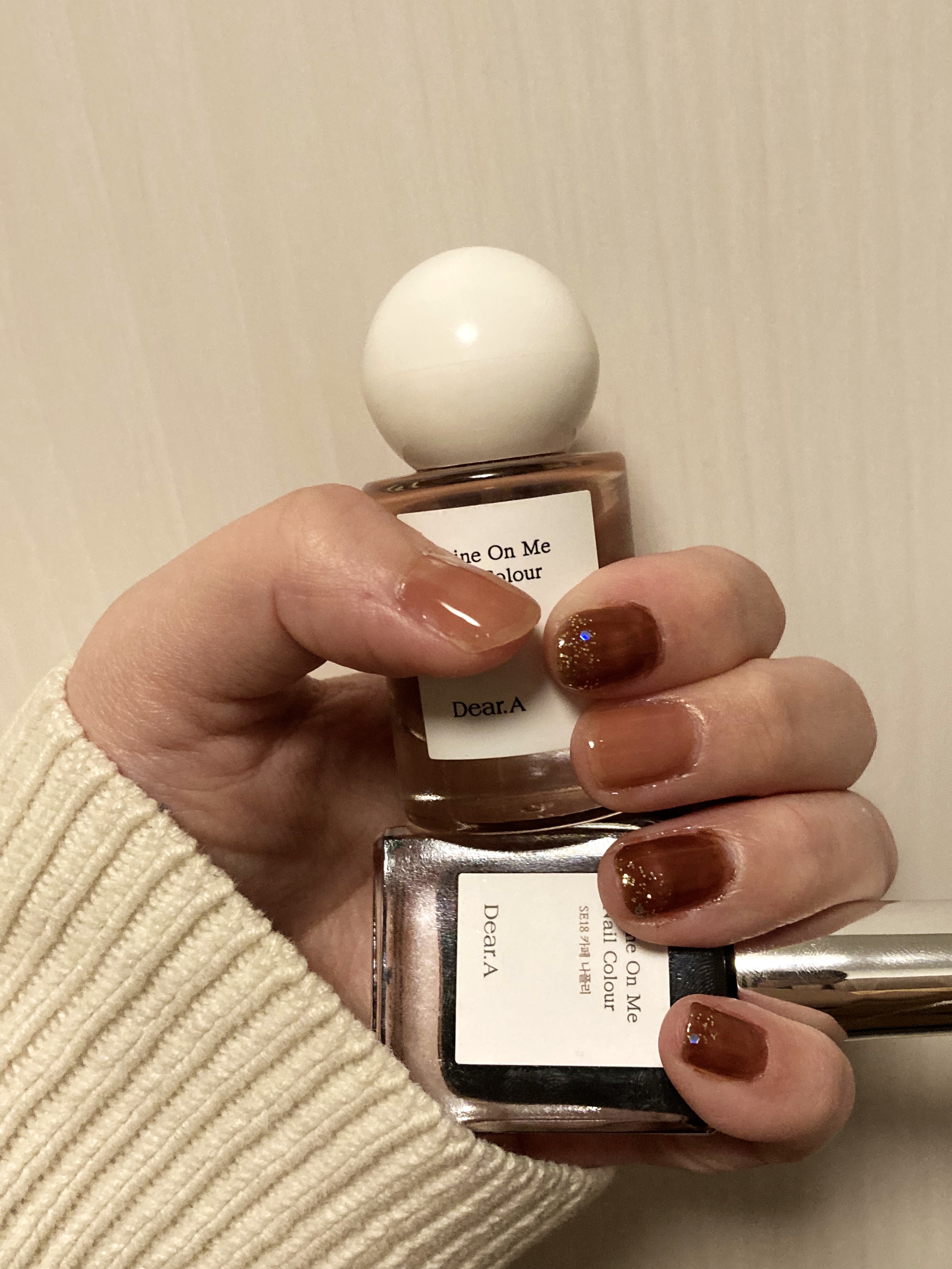 TMネイルポリッシュA シャイニーゴールド/crayontouch-me/マニキュアを使ったクチコミ（1枚目）