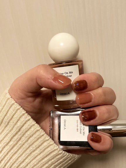 TMネイルポリッシュA シャイニーゴールド/crayontouch-me/マニキュアを使ったクチコミ(1枚目)