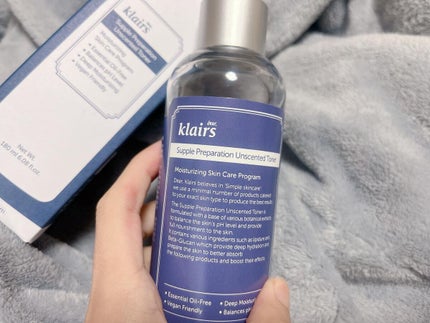 サプルプレパレーションアンセンテッドトナー(180ml)/Klairs/化粧水を使ったクチコミ(2枚目)