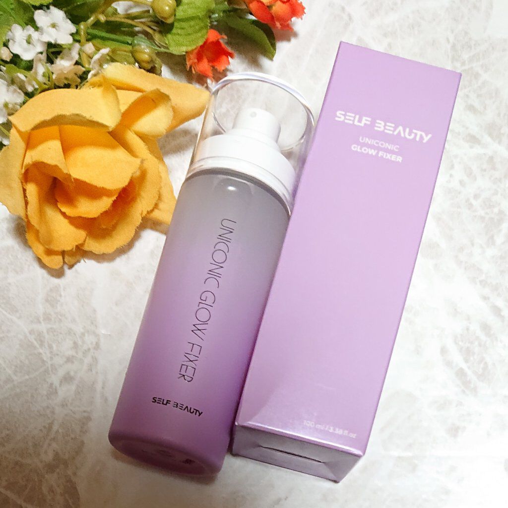 ユニコーン メイクアップグローフィックスミスト/SELF BEAUTY/フィックスミストを使ったクチコミ（2枚目）