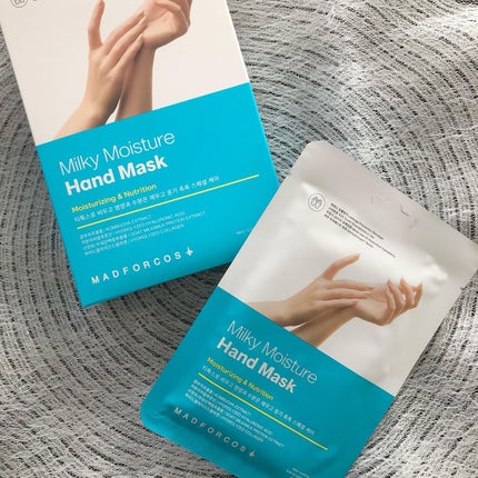 ミルキーモイスチャーハンドマスク/MADFORCOS/ハンドクリームを使ったクチコミ(1枚目)