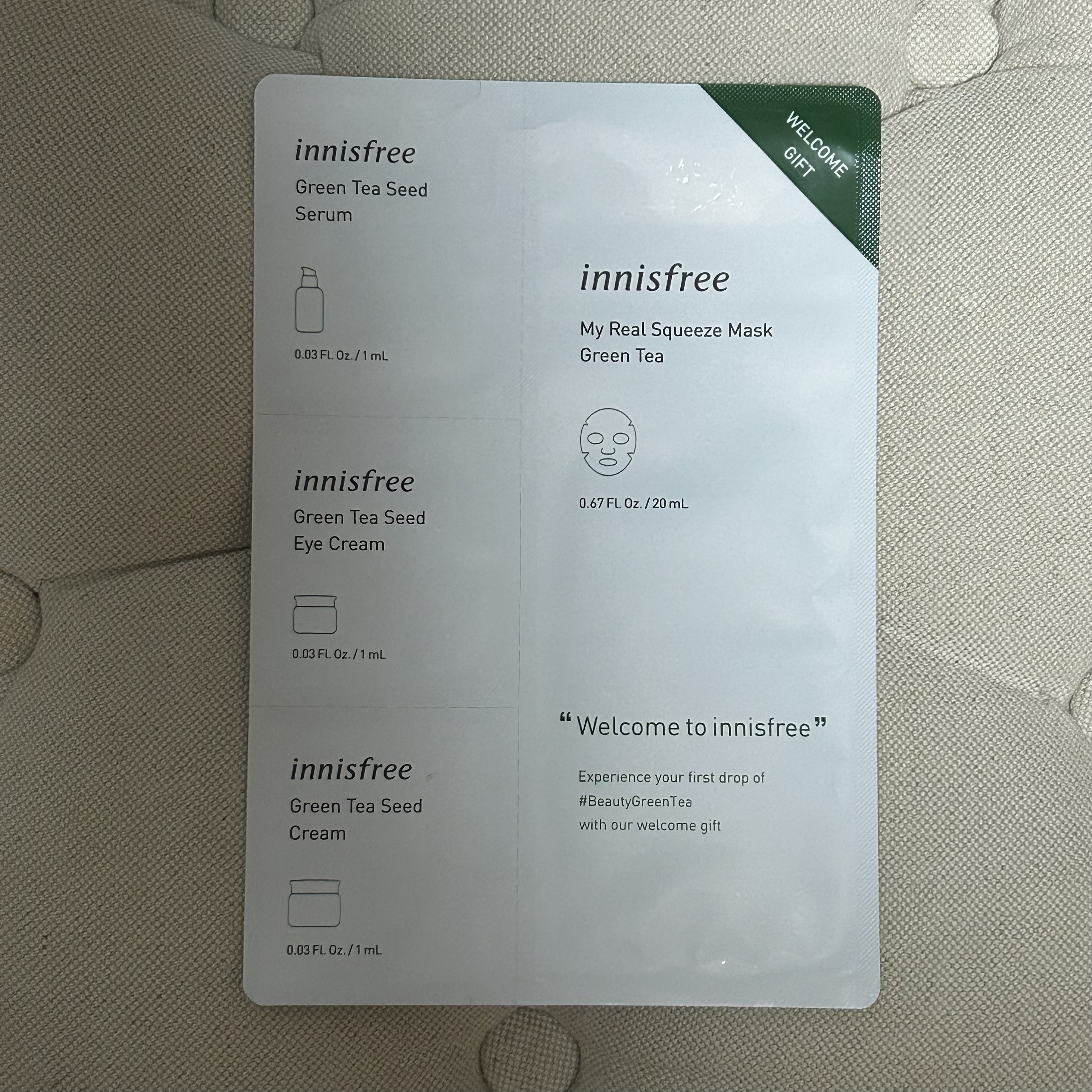 スクイーズ　マスクシート/innisfree/シートマスク・パックを使ったクチコミ（2枚目）