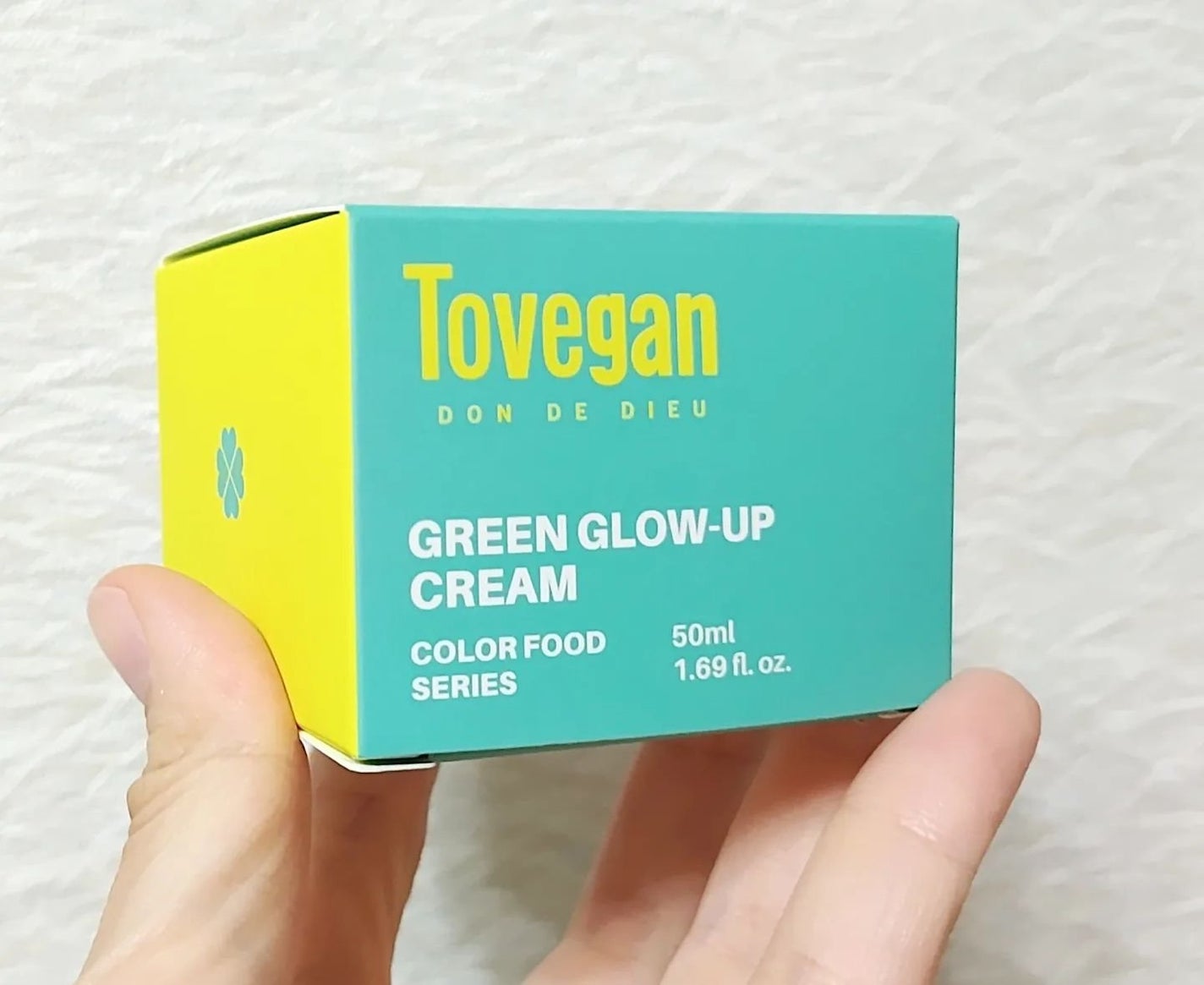 カラーフードシリーズグリーングロウアップクリーム/Tovegan/フェイスクリームを使ったクチコミ(2枚目)
