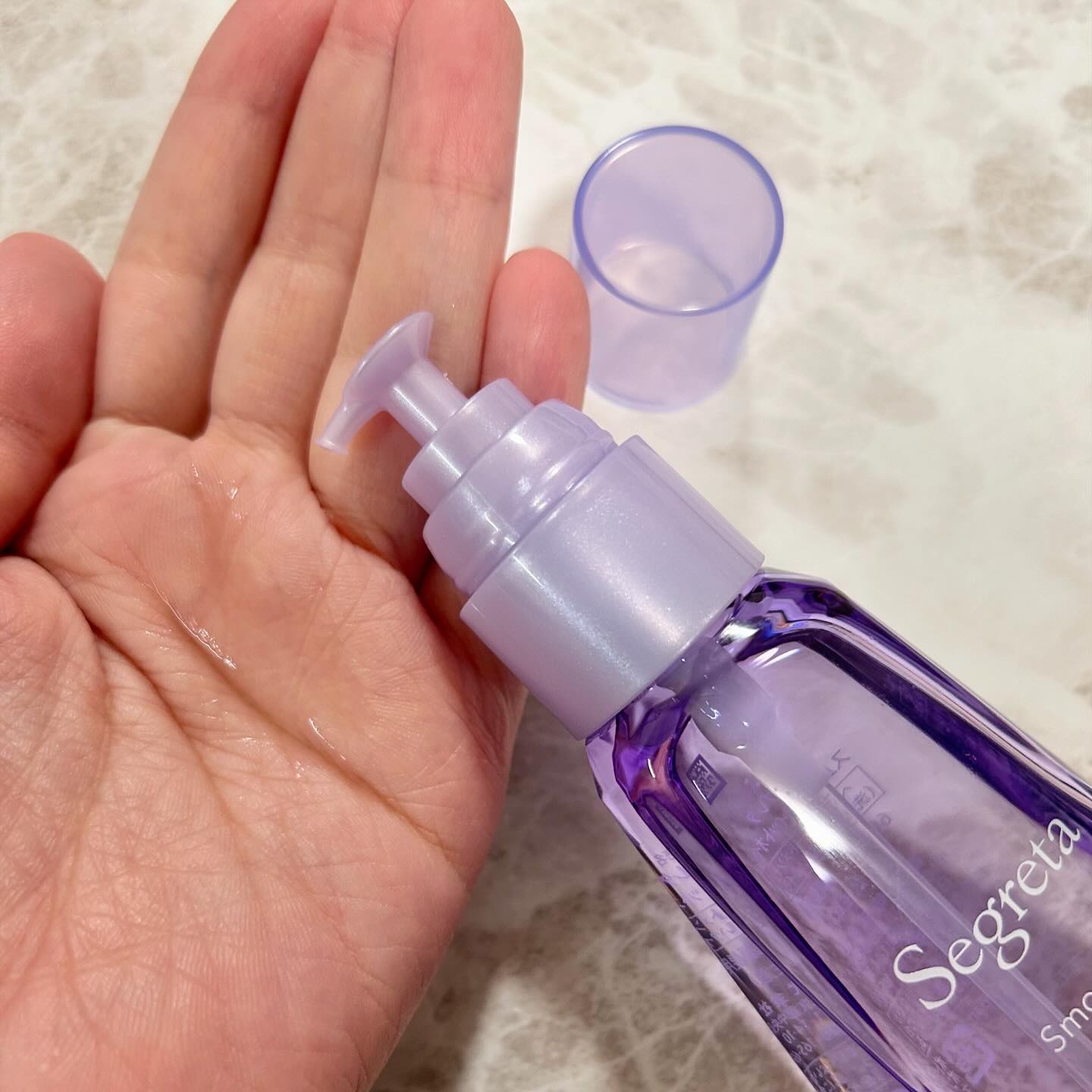 セグレタ スムースフィット ヘアオイル/セグレタ/ヘアオイルを使ったクチコミ（2枚目）