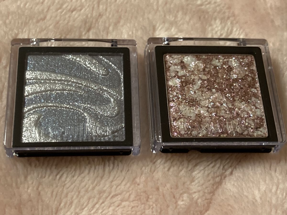 ドラマティックアイカラー (パウダー)/(クリーム) BL253 ブループラネットミルク (パール)(限定 )/マキアージュ/アイシャドウパレットを使ったクチコミ（2枚目）