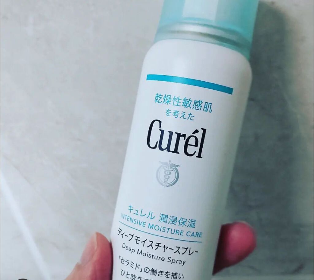 ディープモイスチャースプレー/キュレル/ミスト状化粧水を使ったクチコミ（1枚目）