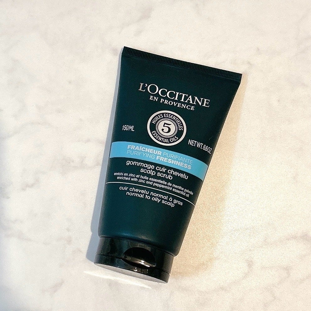 ファイブハーブス ピュアフレッシュネス ディープスカルプクレンジング/L'OCCITANE/頭皮ケアを使ったクチコミ(1枚目)