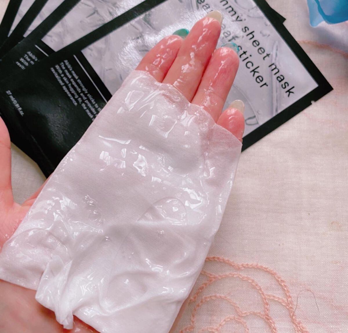 ガムシートマスクドクダミステッカー/Abib /シートマスク・パックを使ったクチコミ(3枚目)