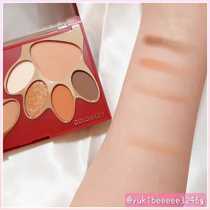 トラ十色アイシャドウパレット/COLORKEY/アイシャドウパレットを使ったクチコミ(4枚目)