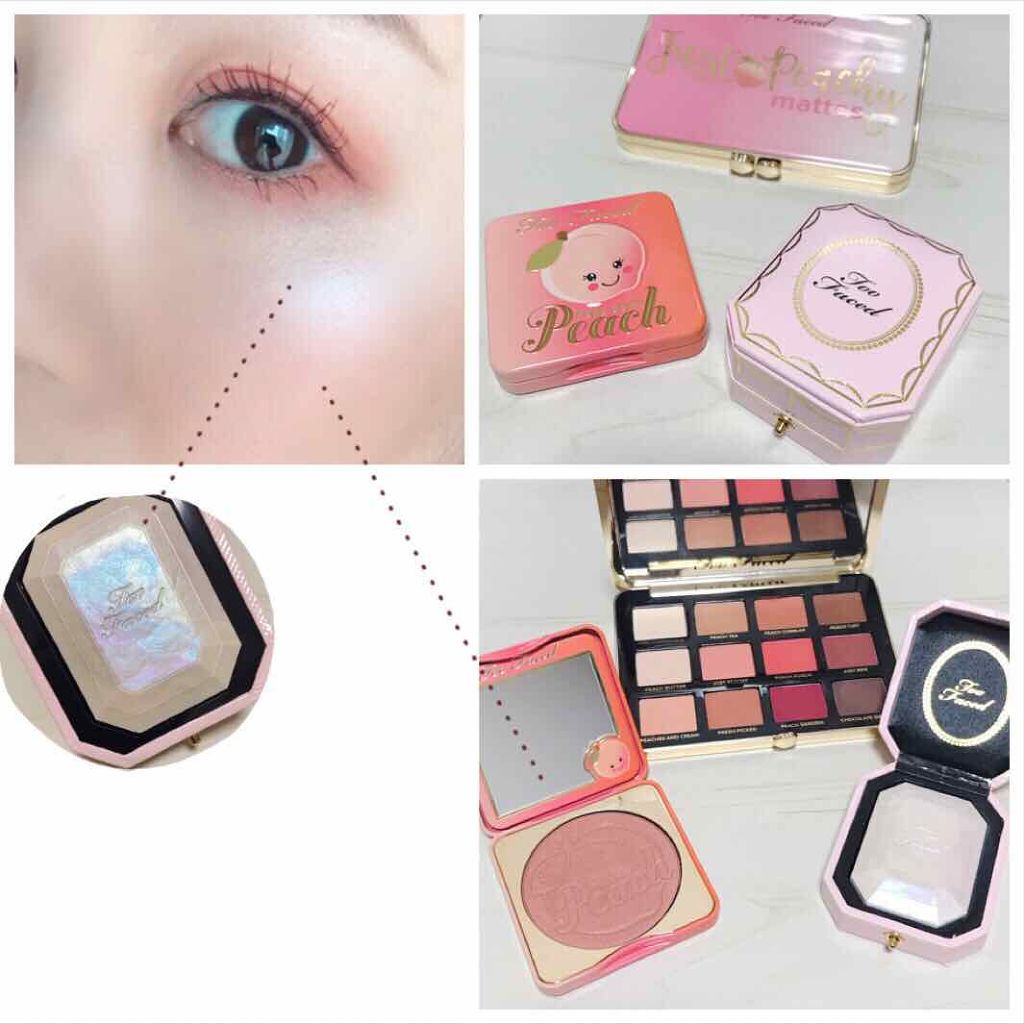 パパドントピーチ インフューズド チーク/Too Faced/パウダーチークを使ったクチコミ（3枚目）