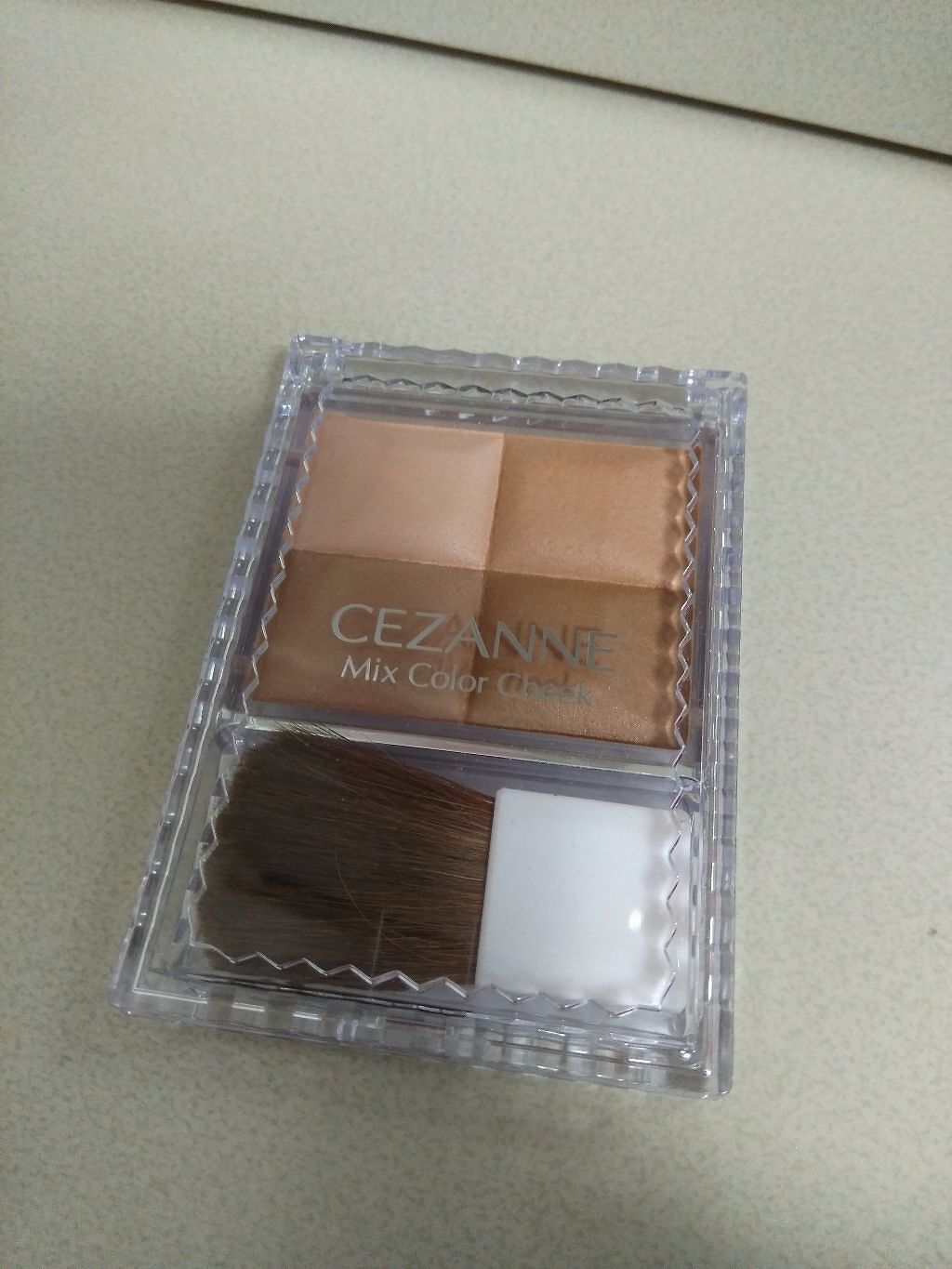 ミックスカラーチーク/CEZANNE/パウダーチークを使ったクチコミ(1枚目)