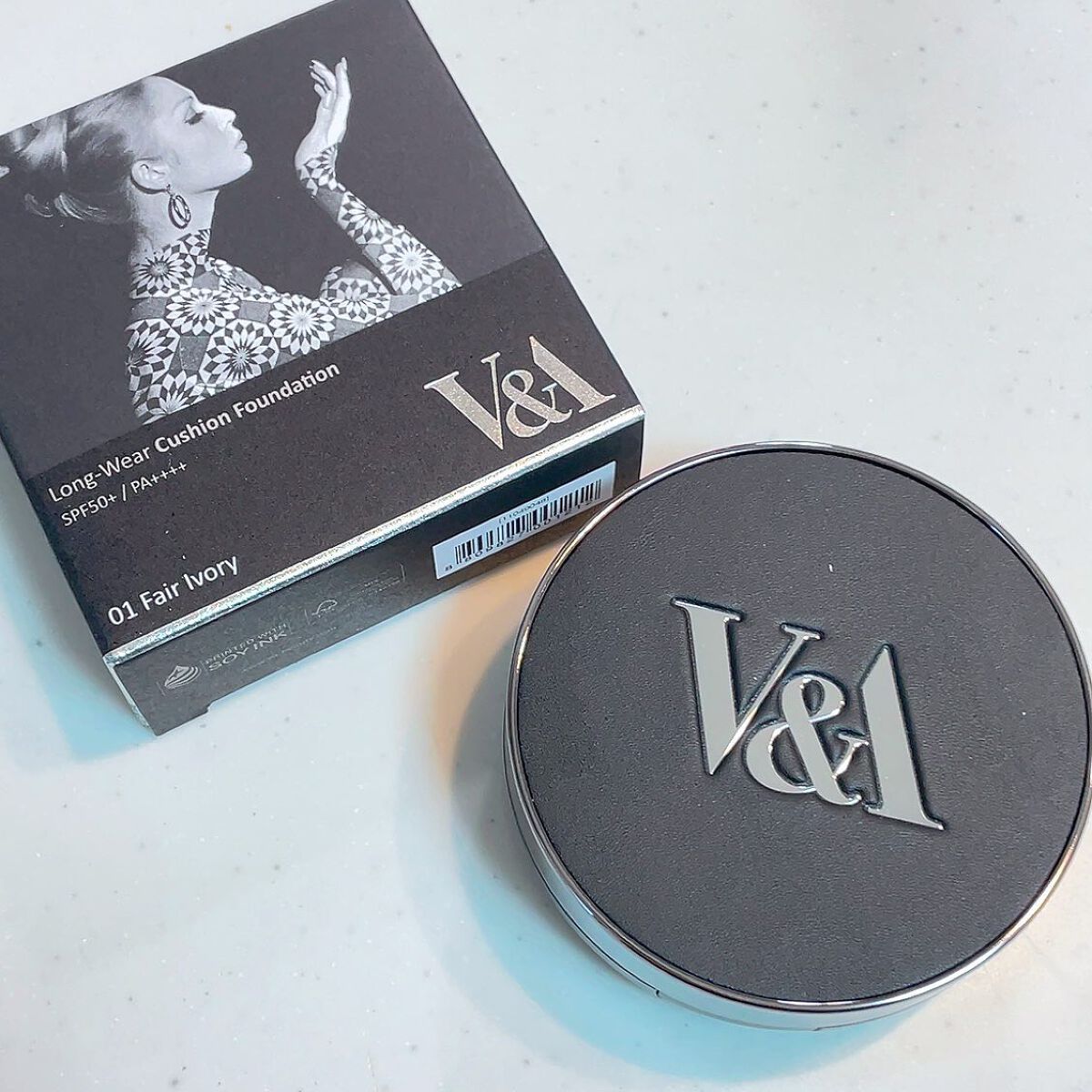 ロングウェアクッションファンデーション/V&Aビューティー/クッションファンデーションを使ったクチコミ（2枚目）