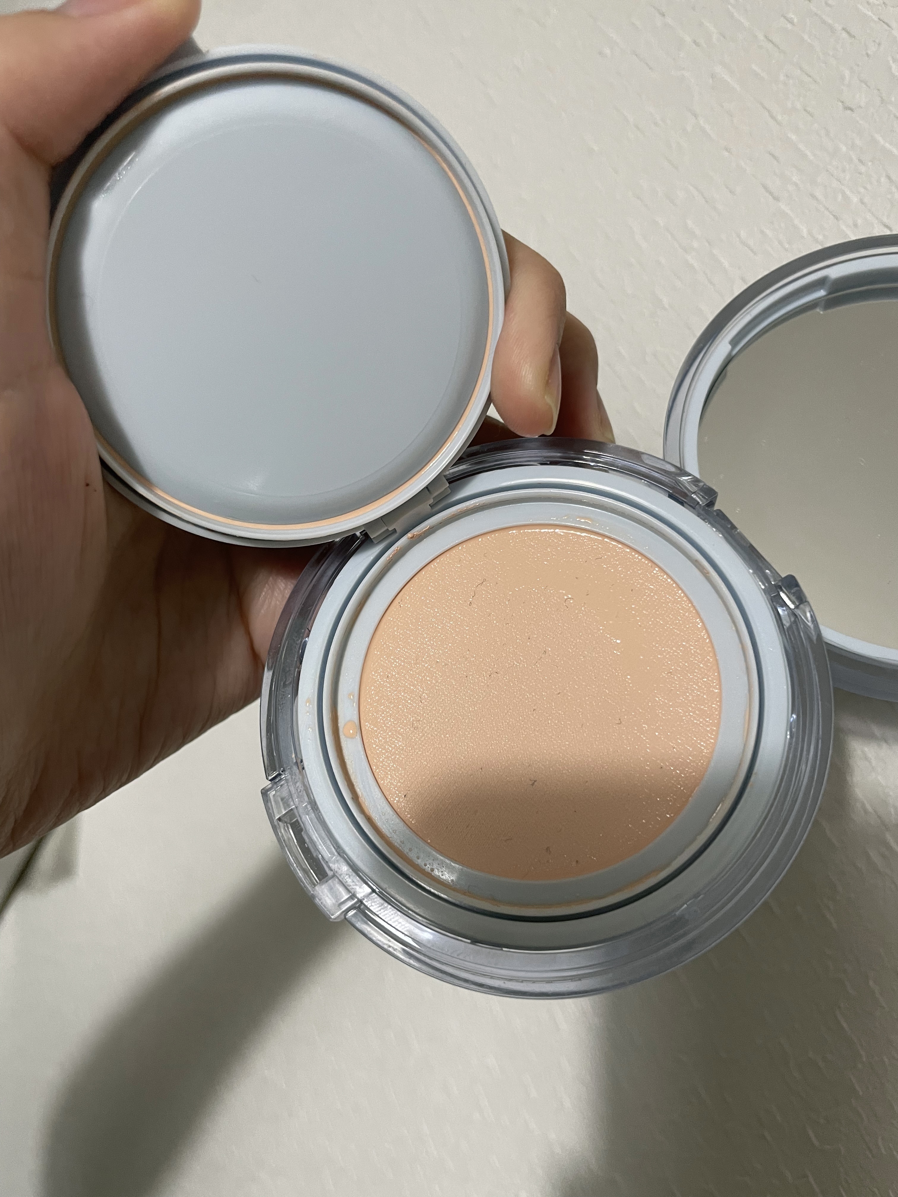 ベアウォータークッション/rom&nd/クッションファンデーションを使ったクチコミ（2枚目）