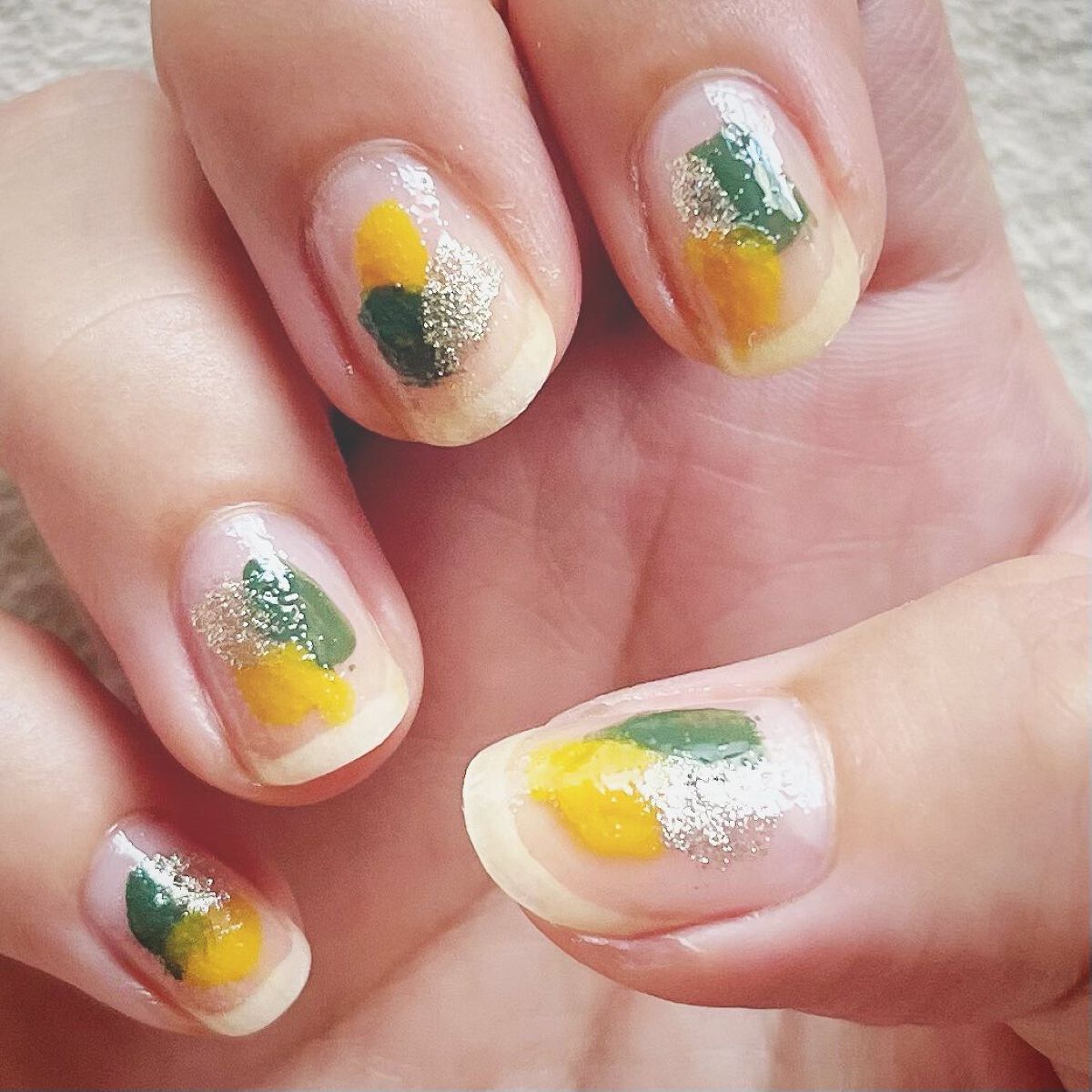 ネイルフィニッシュN EX74 Sand Silver/LUNASOL/マニキュアを使ったクチコミ（3枚目）