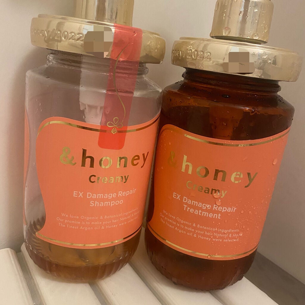 Creamy EXダメージリペアシャンプー1.0/ヘアトリートメント2.0/&honey/市販シャンプーを使ったクチコミ(4枚目)