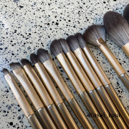 lilystar メイクブラシ 14本セット/Lily star/メイクブラシを使ったクチコミ(4枚目)