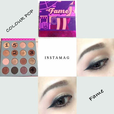 Fame Palette/ColourPop/アイシャドウパレットを使ったクチコミ（1枚目）