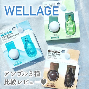 リアルゴールド コラーゲンワンデーキット/Wellage/美容液を使ったクチコミ（1枚目）