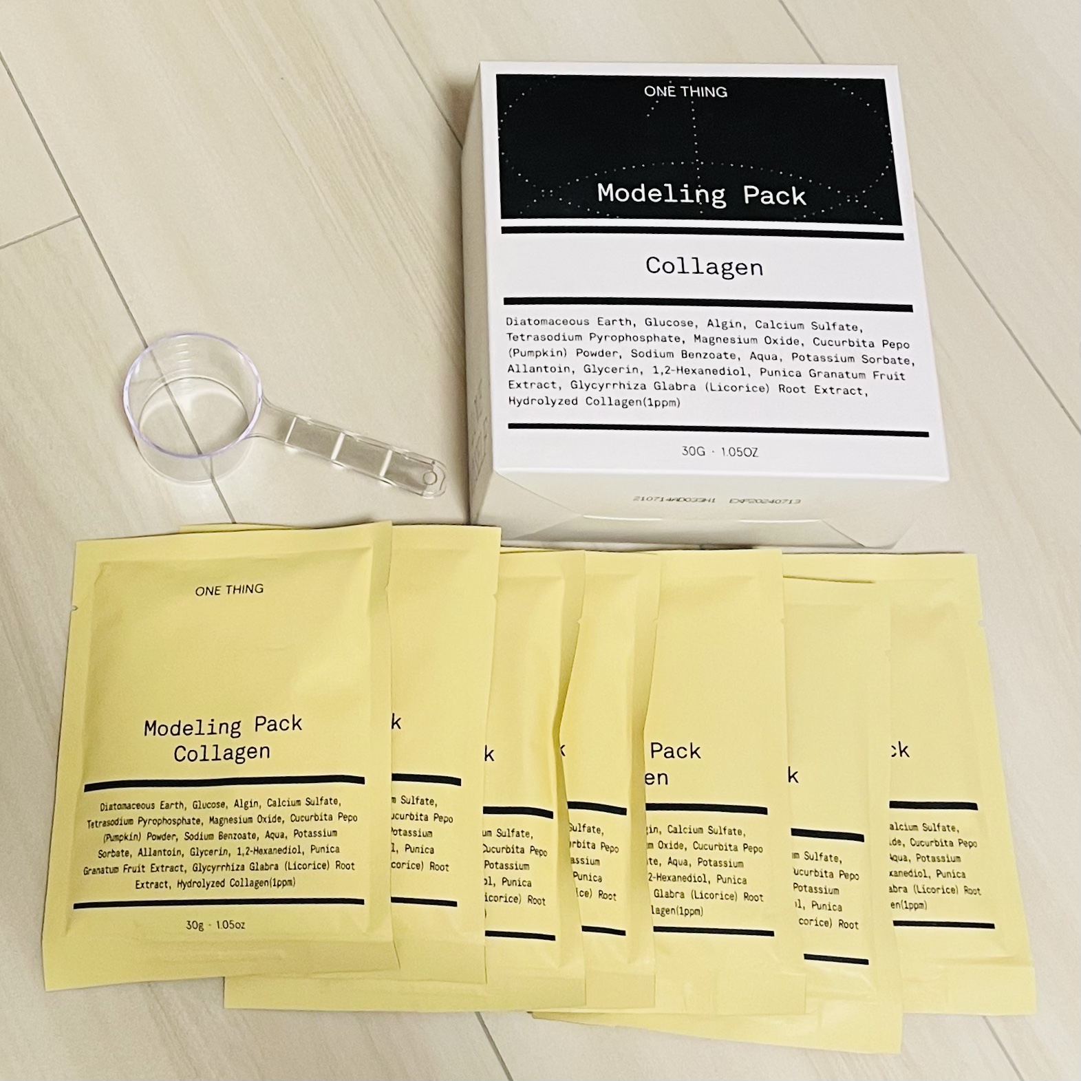 モデリングパック コラーゲン/ONE THING/シートマスク・パックを使ったクチコミ（1枚目）
