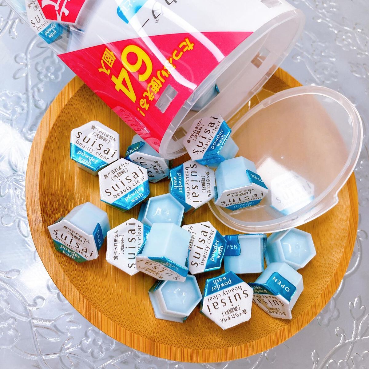 スイサイ ビューティクリア パウダーウォッシュ/suisai/洗顔パウダーを使ったクチコミ（2枚目）