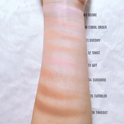 ソフトブラーリングアイパレット/wakemake/アイシャドウパレットを使ったクチコミ(7枚目)