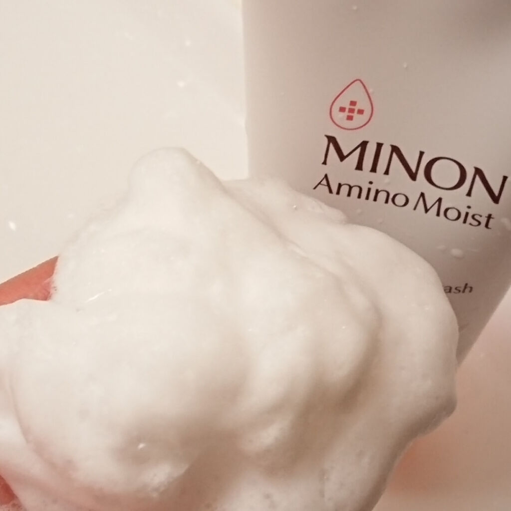 アミノモイスト モイストクリーミィ ウォッシュ/ミノン/洗顔フォームを使ったクチコミ（2枚目）