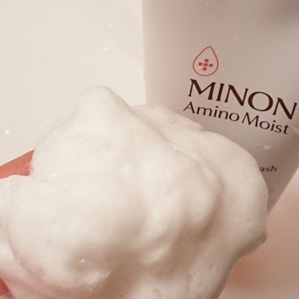 アミノモイスト モイストクリーミィ ウォッシュ/ミノン/洗顔フォームを使ったクチコミ(1枚目)